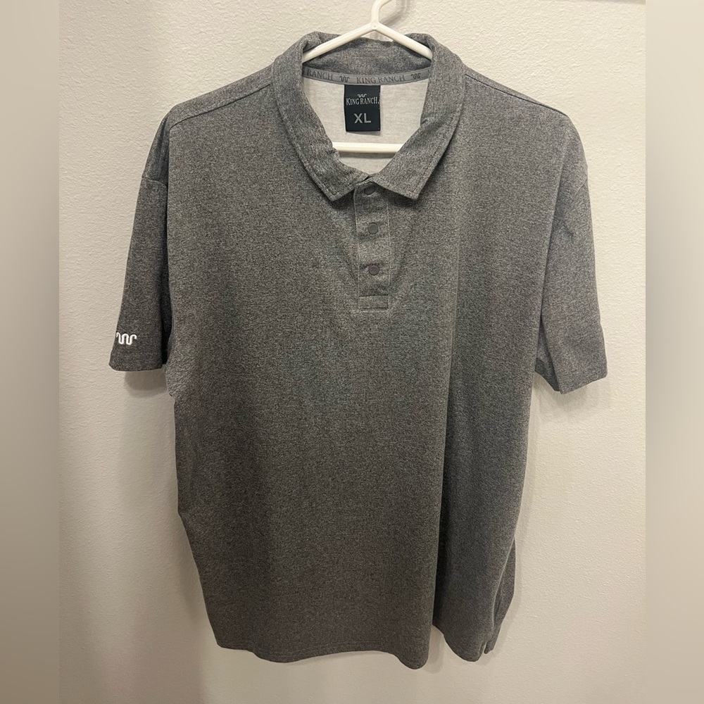 Men’s King Ranch Polo Shirt with Classic Collar and Relaxed Fit